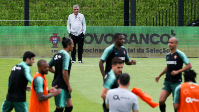 Portuguese national soccer team training session