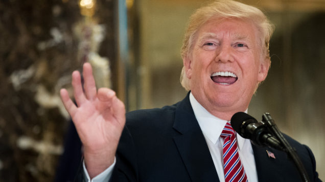 President Trump Speaks On Infrastructure Meeting Held At Trump Tower