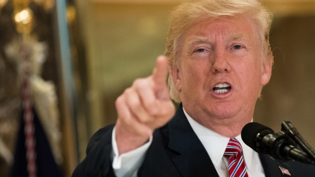 President Trump Speaks On Infrastructure Meeting Held At Trump Tower