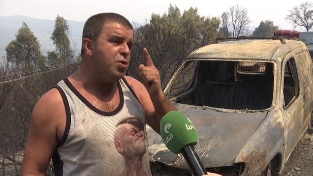 Incêndios: Casas e carros não escapam à fúria do fogo em Monchique