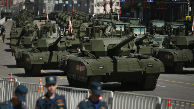 <> on May 9, 2015 in Moscow, Russia.