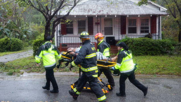 Hurricane Florence Strikes East Coast of United States, Wilmington, USA – 14 Sep 2018