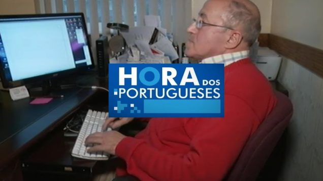 Escritor Fernando Santos na Hora dos Portugueses