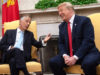 US President Donald Trump welcomes Portuguese President Rebelo de Sousa