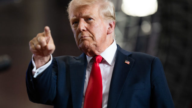 Former President Trump And VP Nominee Sen. JD Vance Hold Rally In St. Cloud, Minnesota